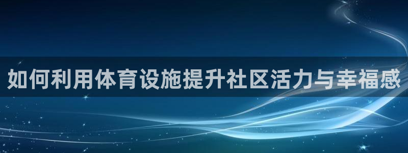 意昂体育4是干嘛的公司：如何利用体育设施提升社区活力