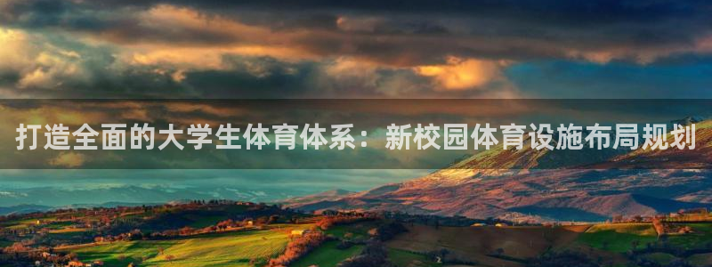意昂体育4平台：打造全面的大学生体育体系：新校园体育
