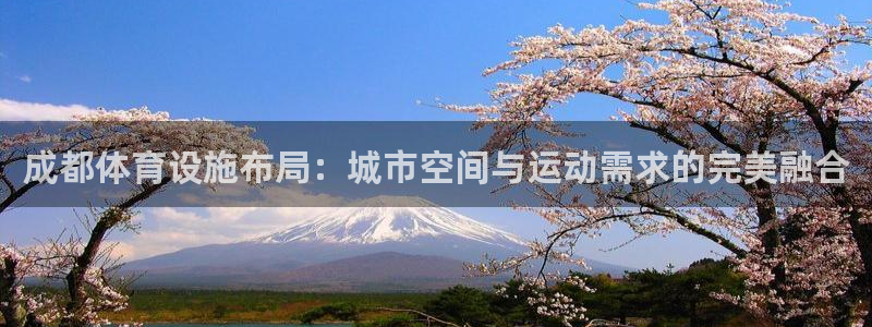 意昂平台体育：成都体育设施布局：城市空间与运动需求的
