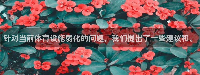 意昂4集团官网首页：针对当前体育设施弱化的问题，我们