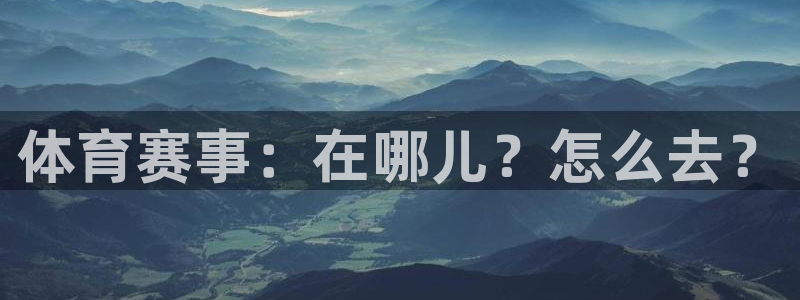 意昂体育4平台：体育赛事：在哪儿？怎么去？