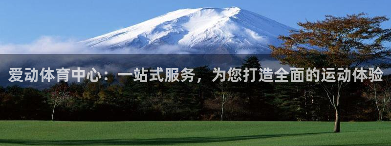 意昂4集团：爱动体育中心：一站式服务，为您打造全面的