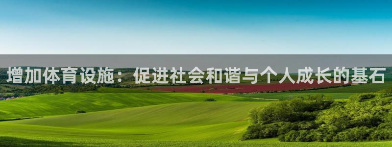 意昂体育4平台是正规平台吗：增加体育设施：促进社会和